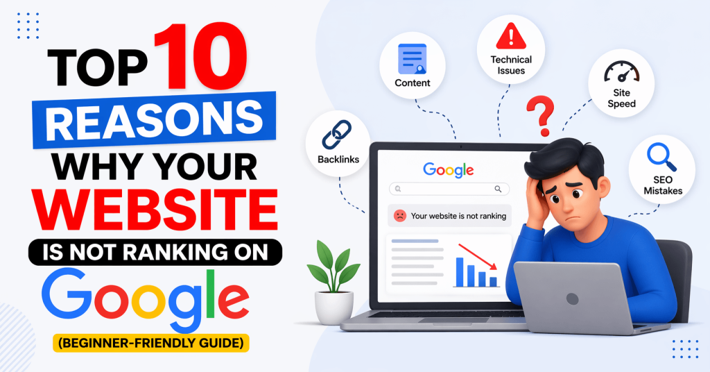 why your website is not rank on google,