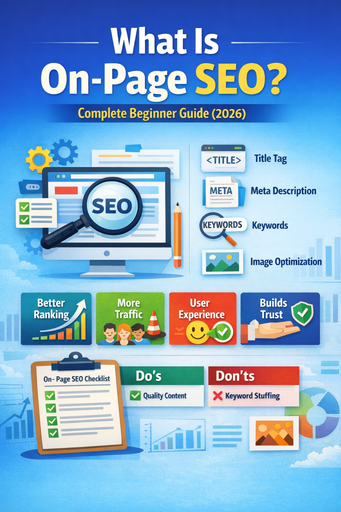 What Is On-Page SEO? Complete Beginner Guide (2026)